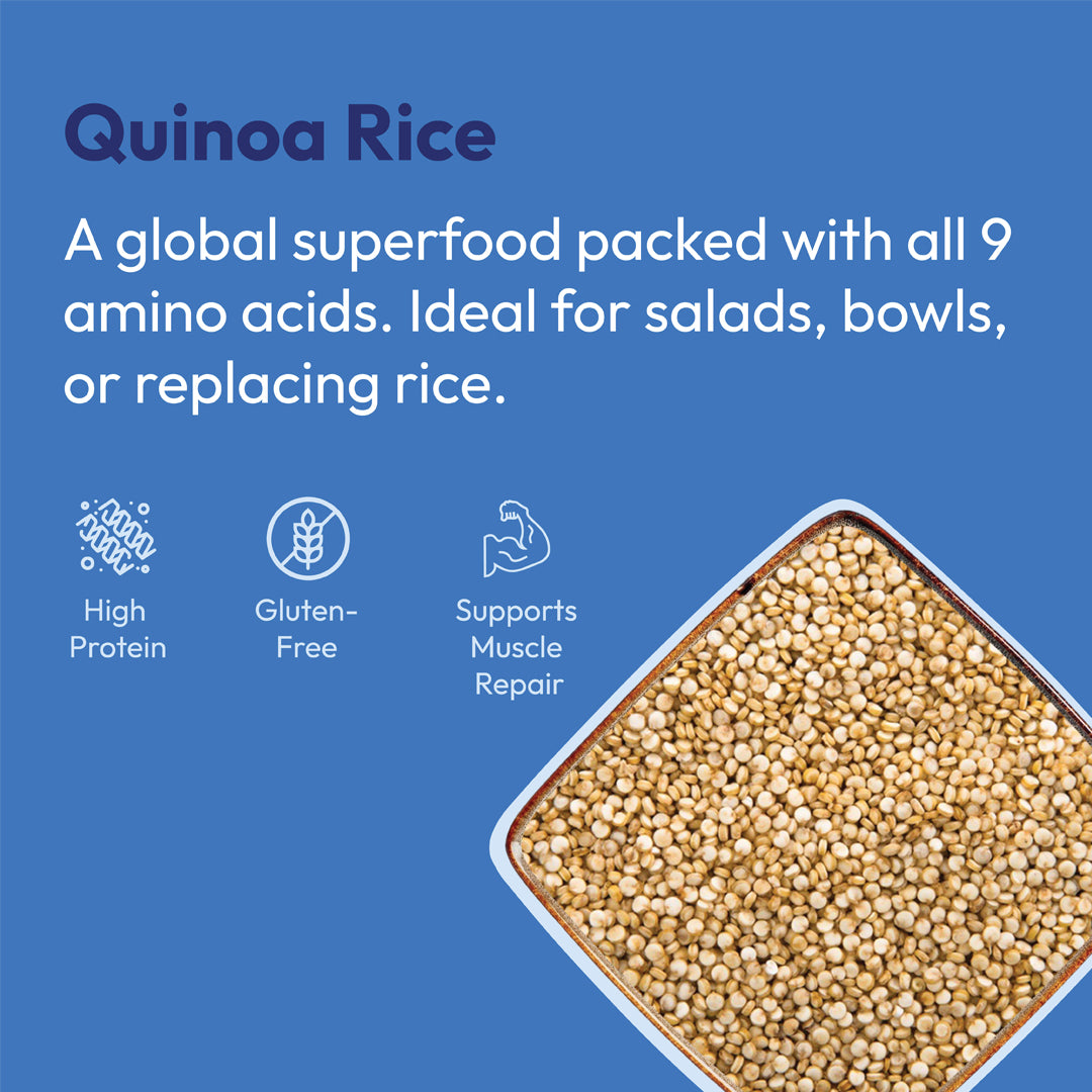 Organic quinoa grains 500g complete protein superfood gluten free healthy millet alternative by 99B Organic