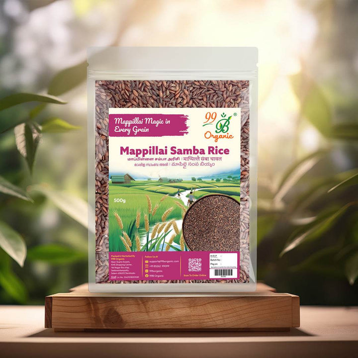Mappillai Samba Rice 500gms - 99B Organic