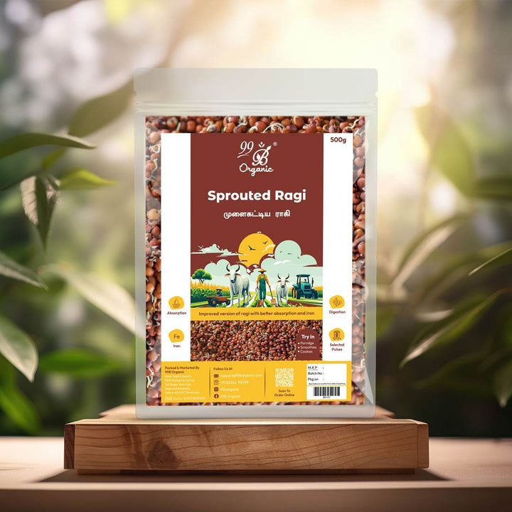 Sprouted ragi 500g - 99B Organic