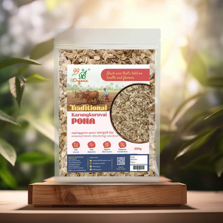 Karungkuruvai Poha 200g - 99B Organic