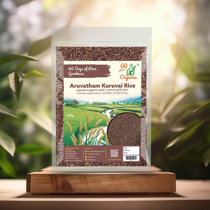 Aruvatham Kuruvai Rice 500gm - 99B Organic
