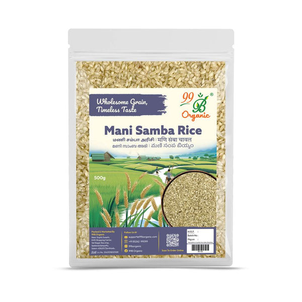 Mani Samba Rice 500g - 99B Organic
