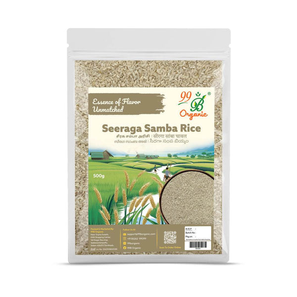 Seeraga Samba Rice 500g - 99B Organic