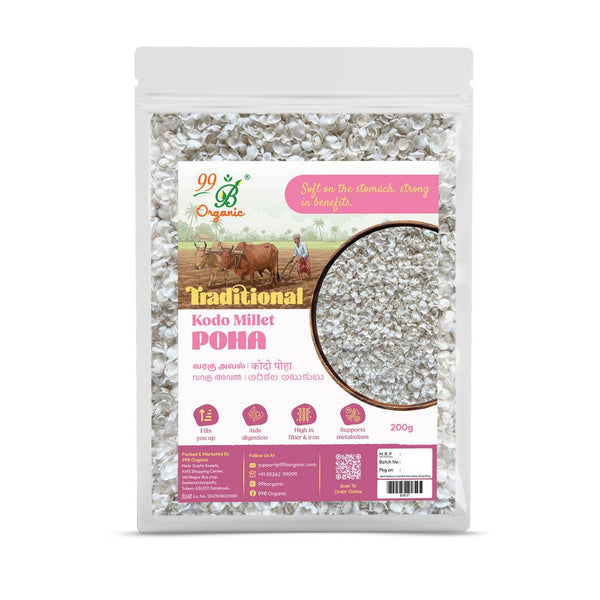 Varagu Poha 200gms - 99B Organic