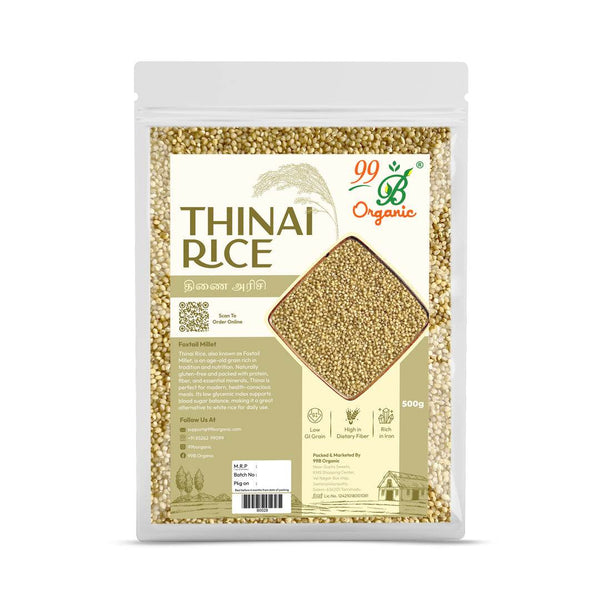 Thinai Raw 500gms - 99B Organic