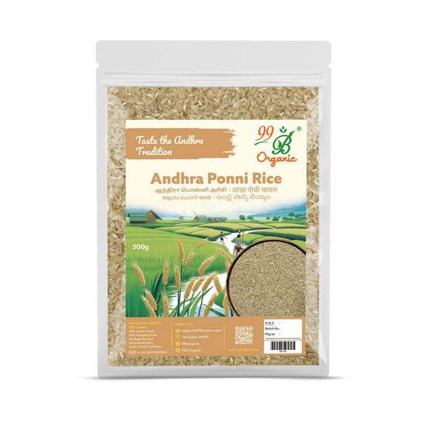 Andhra Ponni Rice 500g - 99B Organic