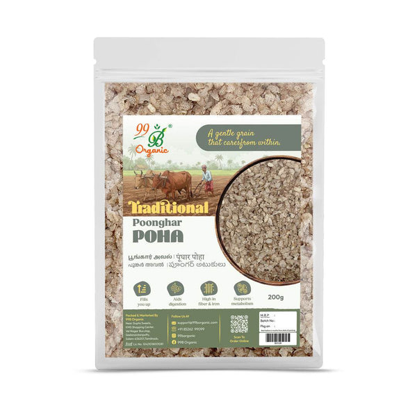 Poonghar Poha 200g - 99B Organic