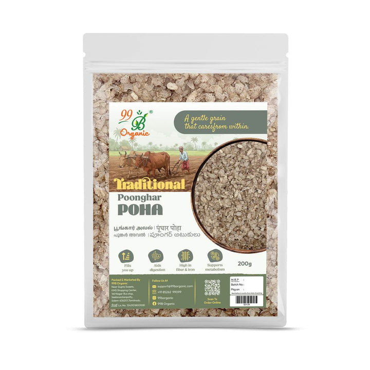 Poonghar Poha 200g - 99B Organic