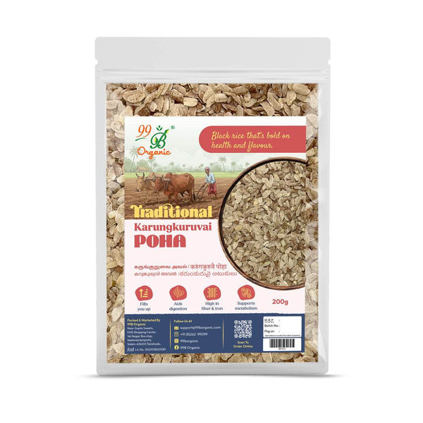 Karungkuruvai Poha 200g - 99B Organic