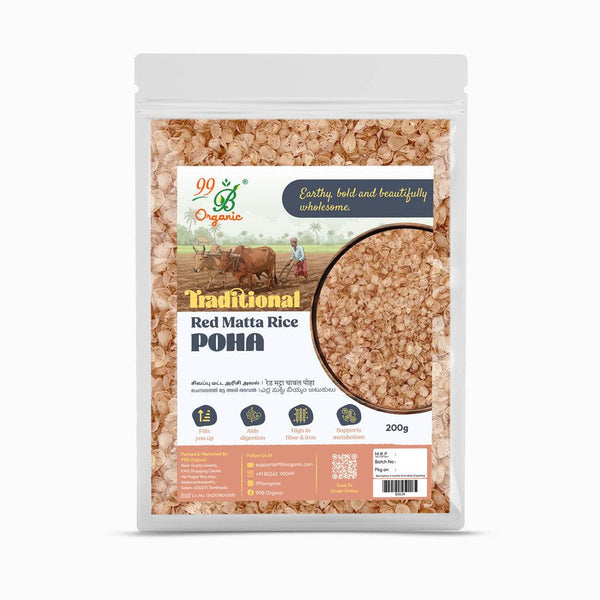 Red Matta Arisi Poha 200g - 99B Organic