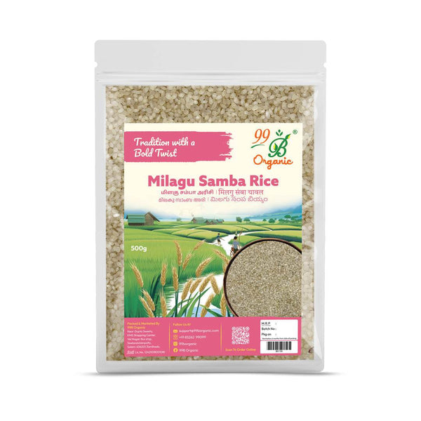 Milagu Samba Rice 500g - 99B Organic