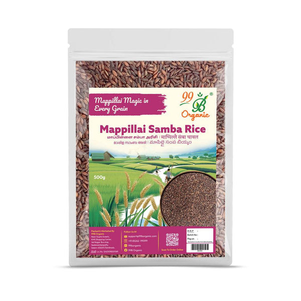 Mappillai Samba Rice 500gms - 99B Organic