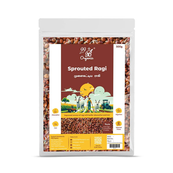 Sprouted ragi 500g - 99B Organic