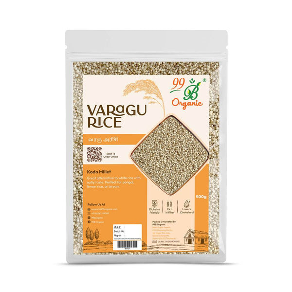 Varagu Raw 500 gms - 99B Organic