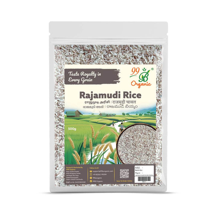 Rajamudi Rice 500g - 99B Organic