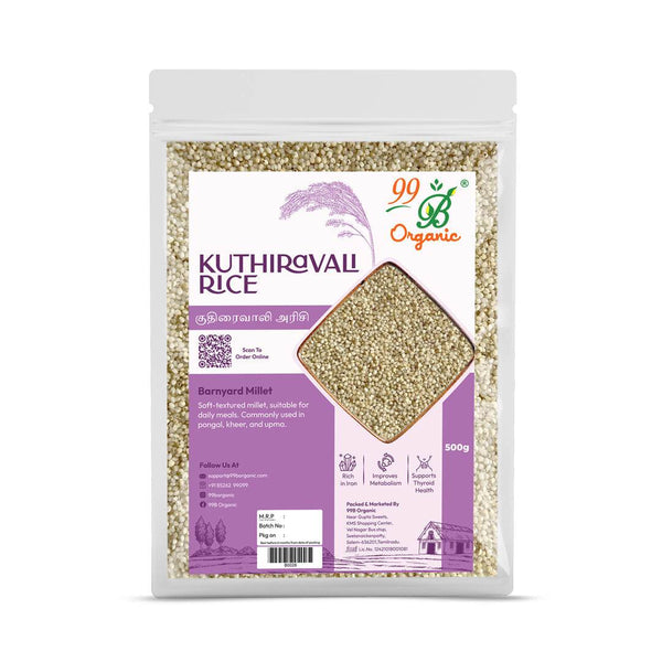 Kuthiravali Raw 500gms - 99B Organic