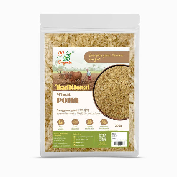 Wheat Poha 200g - 99B Organic