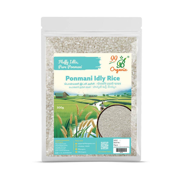 Ponmani Idly Rice 1kg - 99B Organic