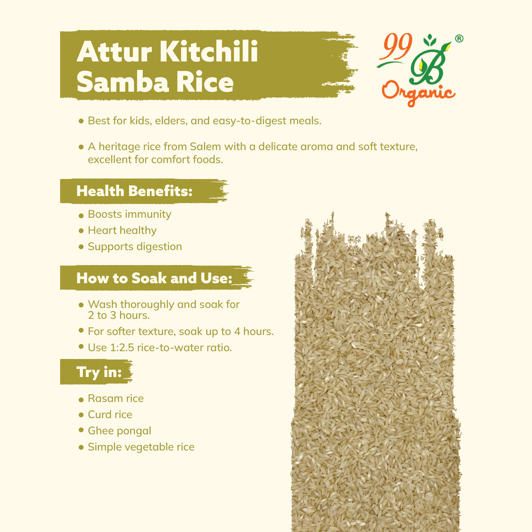 Attur Kitchili Samba Rice 500g