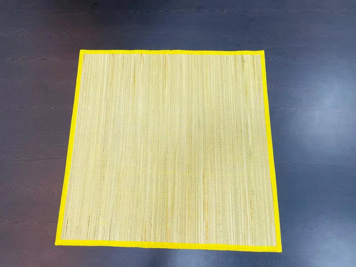 Dharba Grass Yoga Mat (2 x 2 ft) – Sacred, Natural & Energy-Purifying Mat