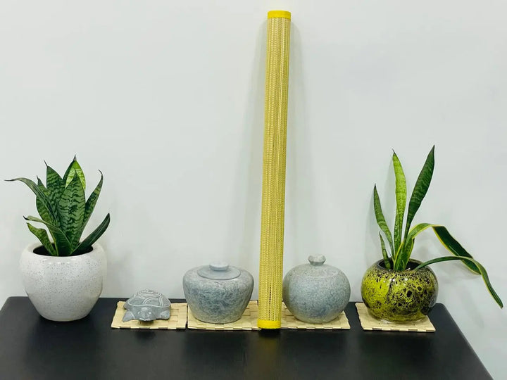 Natural Dharba (Kusha Grass) Sleeping Mat (3x6 ft ) – Lightweight Roll-Up Mat