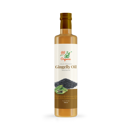 Organic gingelly oil stone pressed sesame oil pure healthy cooking oil by 99B Organic