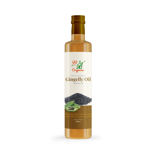 Organic gingelly oil stone pressed sesame oil pure healthy cooking oil by 99B Organic