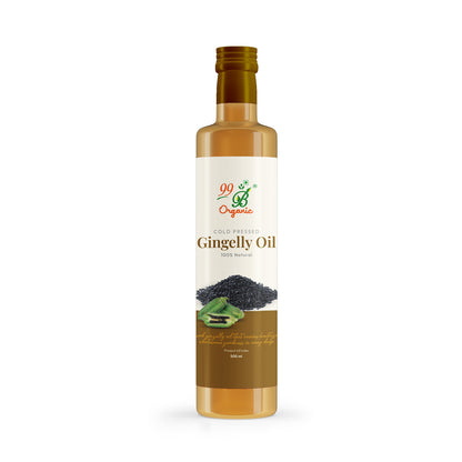 Organic gingelly oil stone pressed sesame oil pure healthy cooking oil by 99B Organic