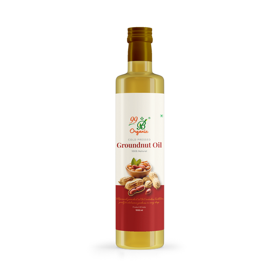 Organic groundnut oil cold pressed peanut oil healthy cooking oil by 99B Organic