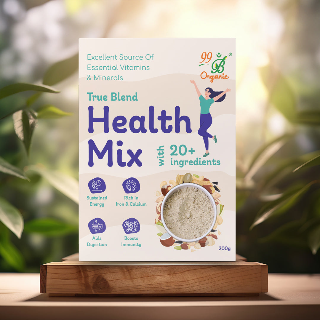Organic health mix nutrition powder 200g traditional millet health drink by 99B Organic
