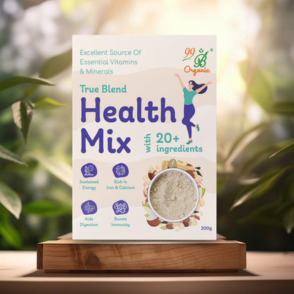 Organic health mix nutrition powder 200g traditional millet health drink by 99B Organic