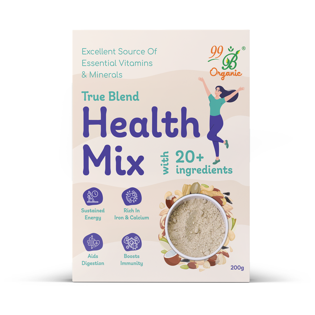 Organic health mix nutrition powder 200g traditional millet health drink by 99B Organic