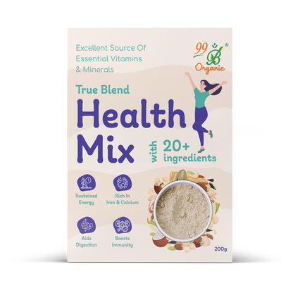Organic health mix nutrition powder 200g traditional millet health drink by 99B Organic