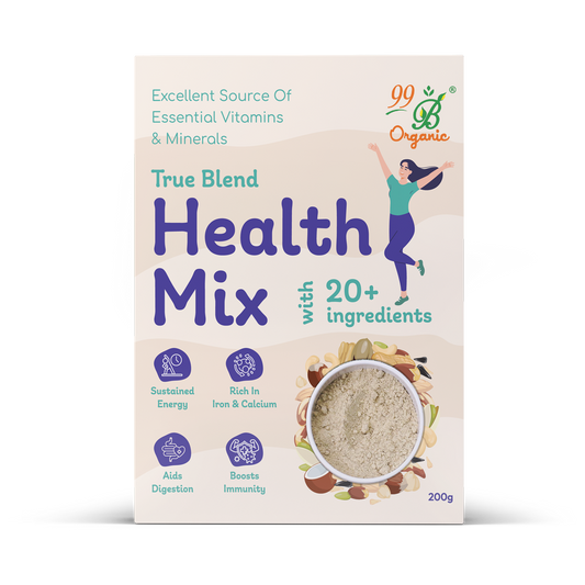 Organic health mix nutrition powder 200g traditional millet health drink by 99B Organic
