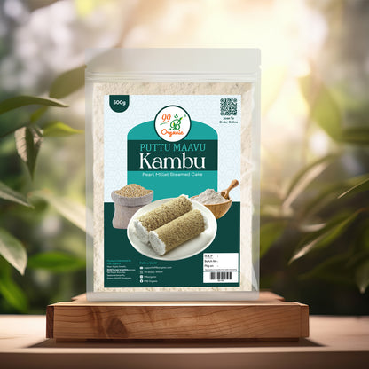 Organic kambu puttu maavu pearl millet flour 250g healthy millet breakfast by 99B Organic