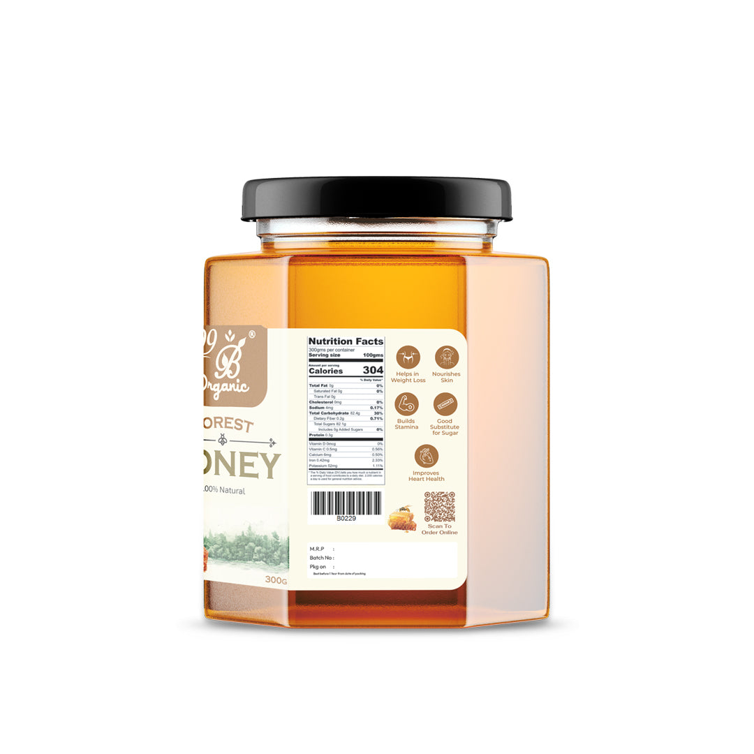 Organic forest honey raw wild honey natural immunity booster by 99B Organic