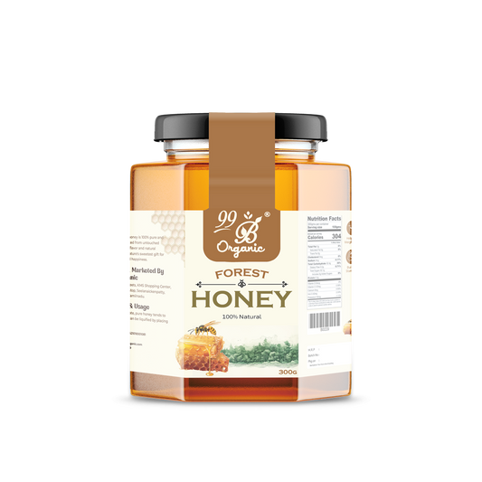 Organic forest honey 300g raw wild honey natural immunity booster by 99B Organic