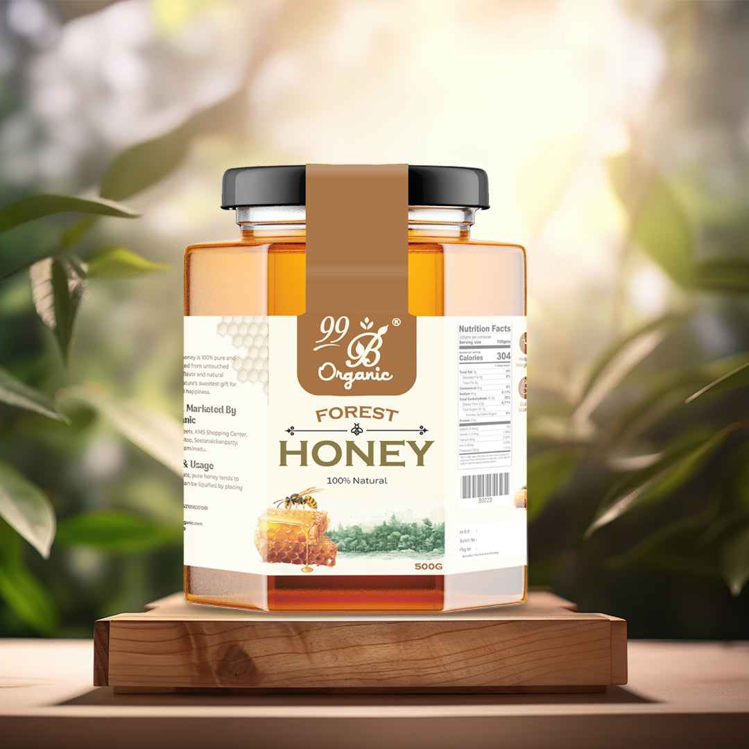 Organic forest honey 500g pure wild raw honey chemical free by 99B Organic