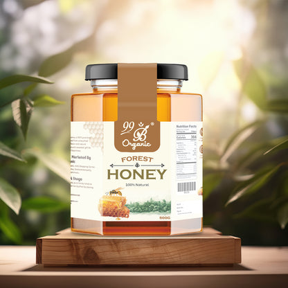 Organic forest honey 500g pure wild raw honey chemical free by 99B Organic