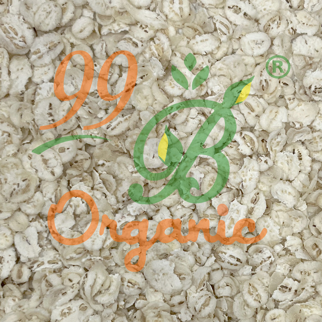 Organic barley poha wholegrain flakes 200g healthy fiber rich breakfast by 99B Organic