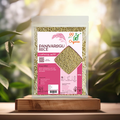 Organic panivaragu proso millet 500g healthy ancient grain quick cooking millet by 99B Organic