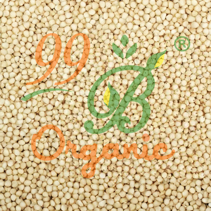 Organic white cholam sorghum grain 500g healthy millet grain by 99B Organic