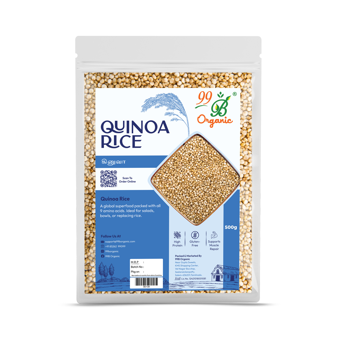 Organic quinoa grains 500g complete protein superfood gluten free healthy millet alternative by 99B Organic