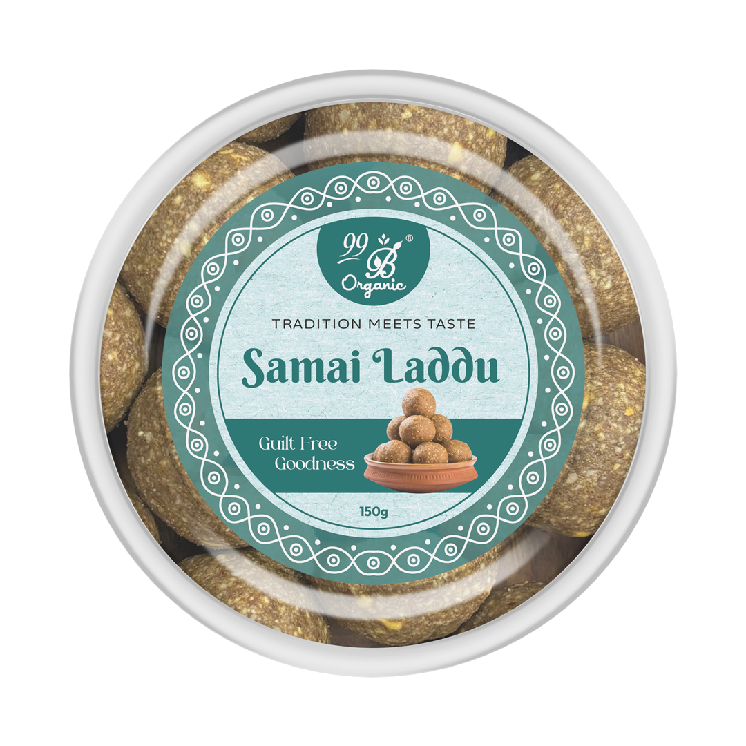 Organic samai laddu little millet sweet 150g healthy traditional snack by 99B Organic
