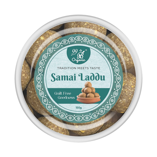 Organic samai laddu little millet sweet 150g healthy traditional snack by 99B Organic