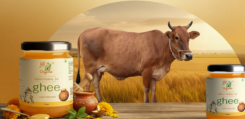 Pure A2 Ghee crafted with <br> age-old method